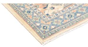 Tappeto Kazak Washed Stilizzato Avorio Azzurro 80x126 Cm