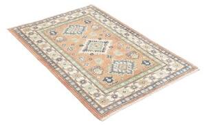 Tappeto Kazak Washed Geometrico Rosa Antico Blu 82x123 Cm