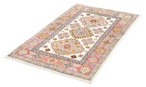 Tappeto Kazak Washed Stilizzato Avorio Rosso Mattone 78x124 Cm
