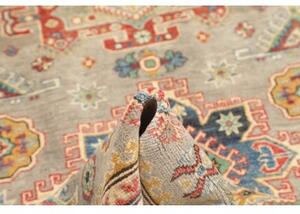 Tappeto Kazak Washed Stilizzato Grigio Rosso 118x185 Cm