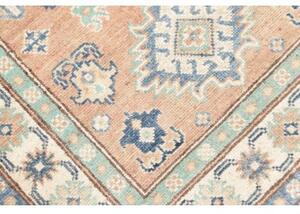 Tappeto Kazak Washed Geometrico Rosa Antico Blu 82x123 Cm