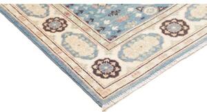 Tappeto Kazak Washed Stilizzato Azzurro Beige 122x178 Cm