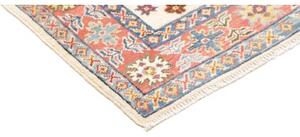 Tappeto Kazak Washed Stilizzato Avorio Rosso Mattone 78x124 Cm