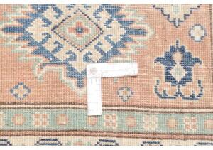 Tappeto Kazak Washed Geometrico Rosa Antico Blu 82x123 Cm