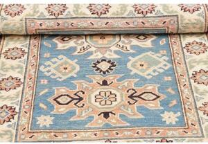 Tappeto Kazak Washed Stilizzato Azzurro Beige 84x130 Cm