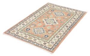 Tappeto Kazak Washed Geometrico Rosa Antico Blu 82x123 Cm