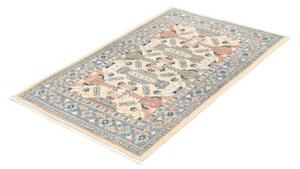 Tappeto Kazak Washed Stilizzato Avorio Azzurro 80x126 Cm