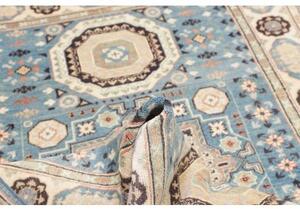 Tappeto Kazak Washed Stilizzato Azzurro Beige 122x178 Cm