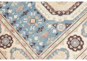 Tappeto Kazak Washed Stilizzato Azzurro Beige 122x178 Cm