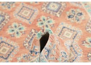Tappeto Kazak Washed Geometrico Rosa Antico Blu 119x177 Cm