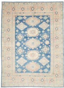Tappeto Kazak Washed Stilizzato Blu Beige 148x203 Cm