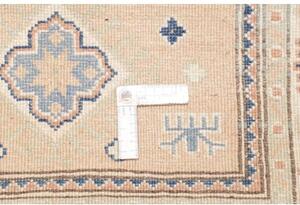 Tappeto Kazak Washed Stilizzato Beige Azzurro 81x119 Cm