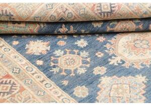 Tappeto Kazak Washed Stilizzato Blu Beige 148x203 Cm