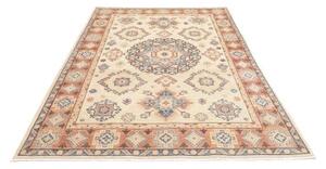Tappeto Kazak Washed Stilizzato Avorio Terracotta 168x244 Cm