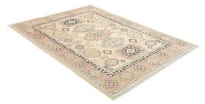 Tappeto Kazak Washed Stilizzato Avorio Blu 152x200 Cm