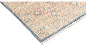 Tappeto Kazak Washed Stilizzato Blu Beige 148x203 Cm