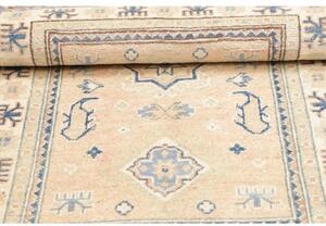 Tappeto Kazak Washed Stilizzato Beige Azzurro 81x119 Cm