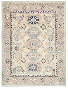Tappeto Kazak Washed Stilizzato Avorio Blu 152x200 Cm