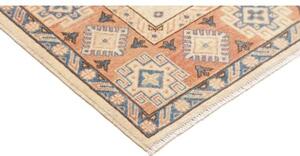 Tappeto Kazak Washed Stilizzato Avorio Terracotta 168x244 Cm