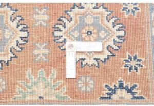 Tappeto Kazak Washed Stilizzato Terracotta Avorio 80x120 Cm