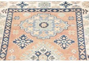 Tappeto Kazak Washed Stilizzato Pesca Blu 85x121 Cm