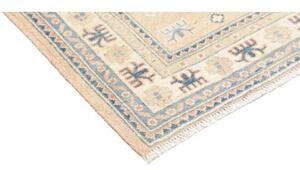 Tappeto Kazak Washed Stilizzato Beige Azzurro 81x119 Cm