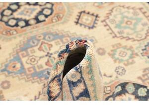 Tappeto Kazak Washed Stilizzato Avorio Blu 152x200 Cm