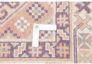Tappeto Kazak Washed Geometrico Ruggine Azzurro 153x210 Cm