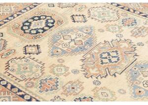 Tappeto Kazak Washed Stilizzato Avorio Blu 152x200 Cm