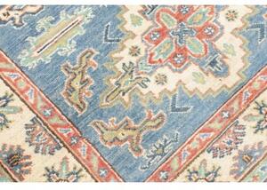 Tappeto Kazak Washed Stilizzato Azzurro Avorio 102x142 Cm