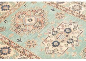 Tappeto Kazak Washed Stilizzato Verde Acqua Avorio 80x121 Cm