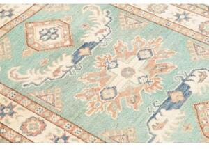 Tappeto Kazak Washed Stilizzato Azzurro Avorio 82x126 Cm
