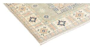 Tappeto Kazak Washed Stilizzato Verde Salvia Celeste 81x125 Cm