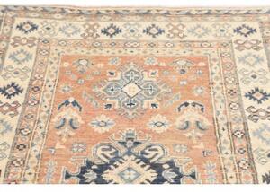 Tappeto Kazak Washed Stilizzato Becco Di Mattone Azzurro 99x150 Cm
