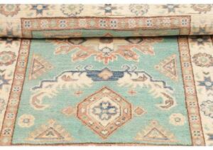Tappeto Kazak Washed Stilizzato Azzurro Avorio 82x126 Cm