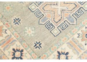 Tappeto Kazak Washed Stilizzato Verde Salvia Celeste 81x125 Cm