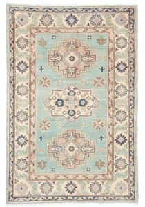 Tappeto Kazak Washed Stilizzato Verde Acqua Avorio 80x121 Cm