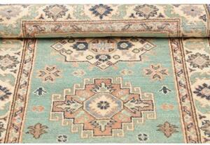 Tappeto Kazak Washed Stilizzato Verde Acqua Avorio 80x121 Cm