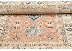 Tappeto Kazak Washed Stilizzato Becco Di Mattone Azzurro 99x150 Cm