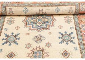 Tappeto Kazak Washed Stilizzato Avorio Terracotta 105x160 Cm