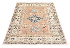 Tappeto Kazak Washed Stilizzato Becco Di Mattone Azzurro 99x150 Cm