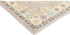 Tappeto Kazak Washed Stilizzato Grigio Beige 98x161 Cm