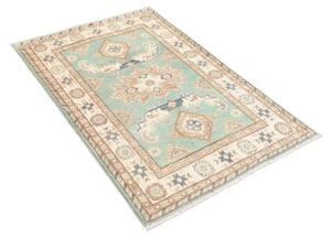 Tappeto Kazak Washed Stilizzato Azzurro Avorio 82x126 Cm