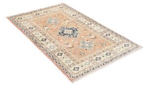 Tappeto Kazak Washed Stilizzato Becco Di Mattone Azzurro 99x150 Cm