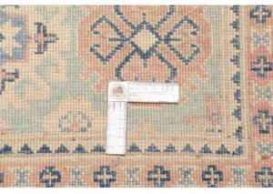 Tappeto Kazak Washed Stilizzato Verde Chiaro Beige 100x151 Cm