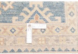 Tappeto Kazak Washed Geometrico Beige Blu 121x184 Cm