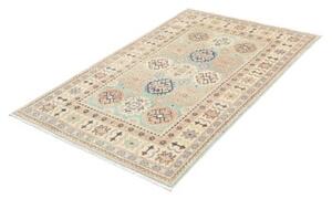 Tappeto Kazak Washed Stilizzato Verde Chiaro Beige 100x151 Cm