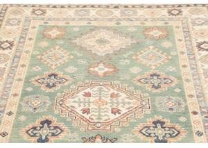 Tappeto Kazak Washed Stilizzato Verde Salvia Beige 122x179 Cm
