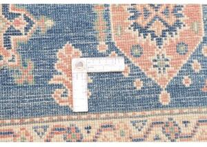 Tappeto Kazak Washed Stilizzato Blu Beige 117x185 Cm