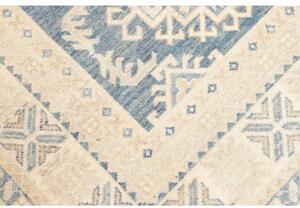 Tappeto Kazak Washed Geometrico Beige Blu 121x184 Cm